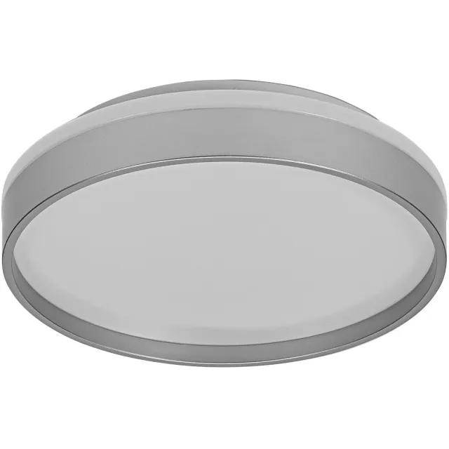 Osram ORBIS Gisela LED Plafondlamp 300mm, 16W, 3000K warm wit, Zilver, Metaal met Kunststof ring, IP20