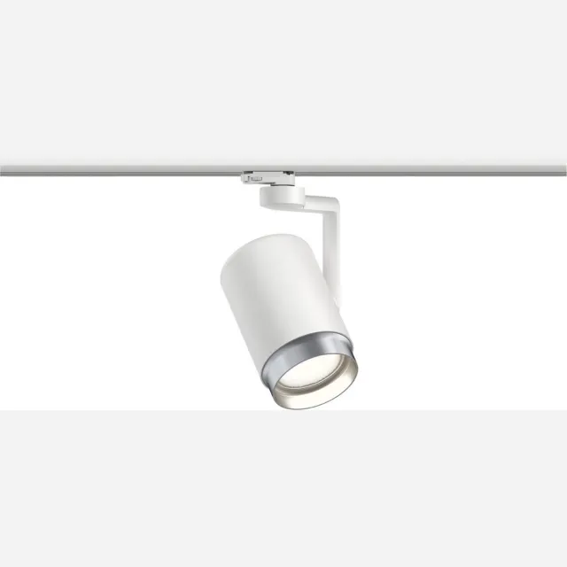 Paulmann 95413 ProRail3 railsysteem voor plafondverlichting, Asthene E27 max. 50W 230V, wit, plafondrail, metaal en kunststof