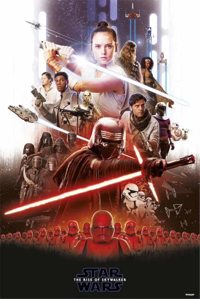 Posterpoint Star Wars poster - The Rise of Skywalker - 61x91.5 cm blauw