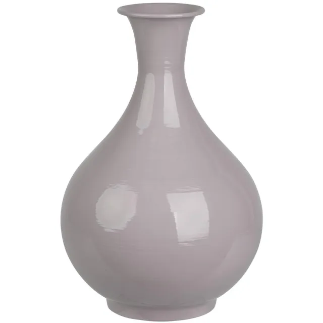 Kaemingk Vaas Conisch Lila-grijs Ø23 H35cm - IJzer