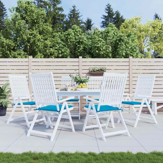 vidaXL Tuinstoelkussens 6 st 50x50x3 cm oxford stof blauw