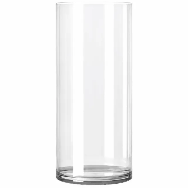 SWGOTA Transparante cilindervaas van acryl, diameter 20 cm, hoogte 40 cm, voor bloemschikken en snijbloemen