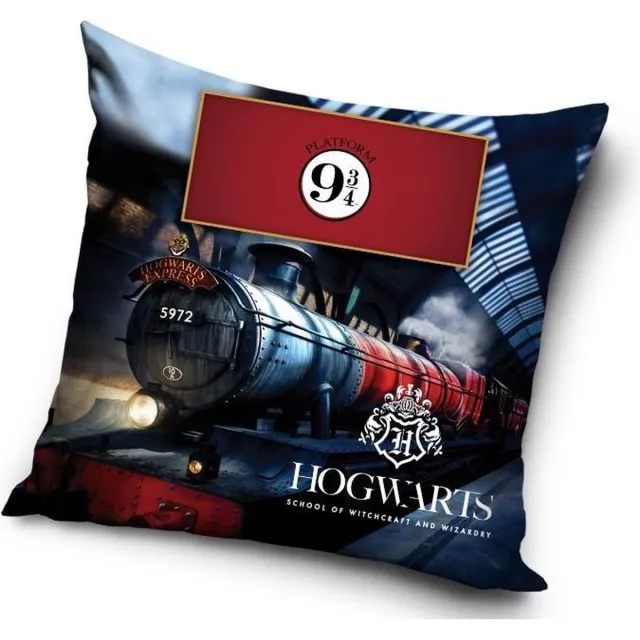 Warner Bros Games Warner Bros. Kussen Hogwarts Platform 9 3/4 40 Cm Polyester Blauw/rood