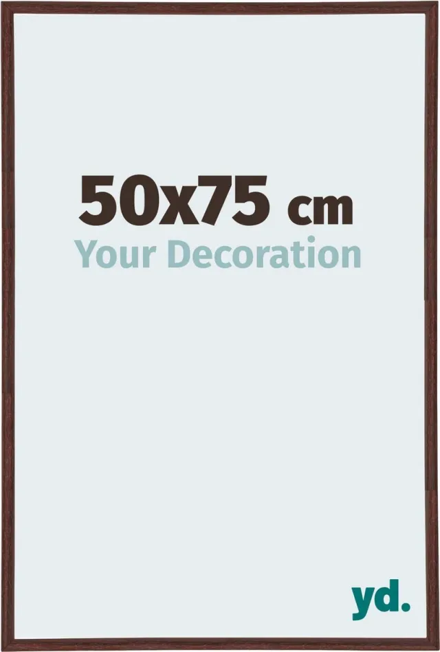 yd. Your Decoration - Fotolijst 50x75 cm - Kunststof - Bruin - Annecy
