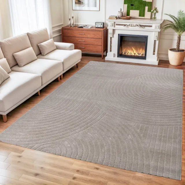 Muratap Vivant Japandi - Vloerkleed Laagpolig Effen - Beige