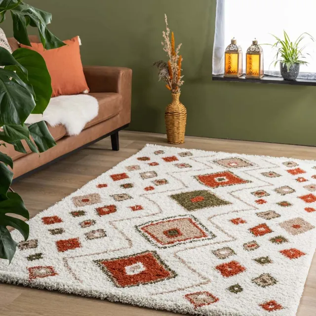 Boho&me Bohemian vloerkleed - Artisan wit/multi 240x340