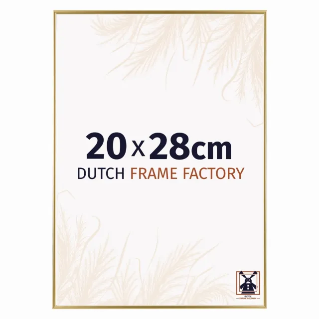 Dutch Frame Factory Fotolijst 20x28 cm - Kunststof - Goud - Easy