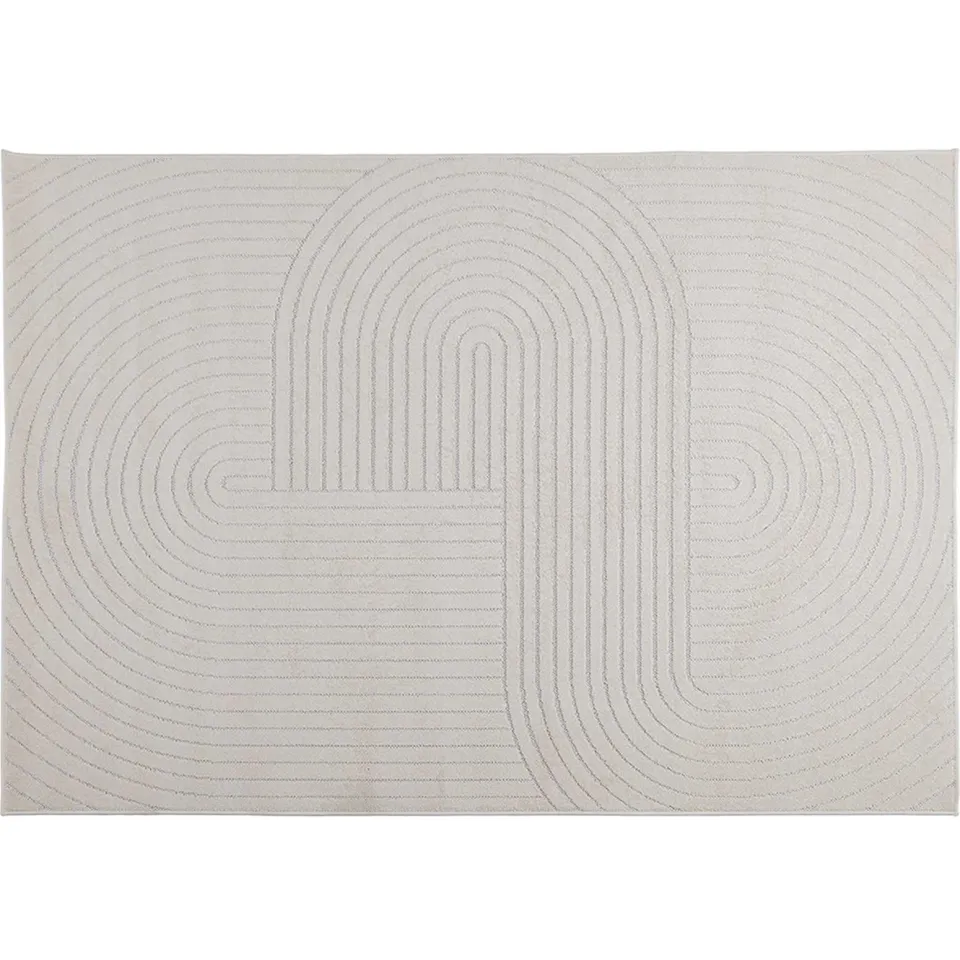 vidaXL Binnen- en buitentapijt PALMERAS Crème 200 x 280 cm Polyester