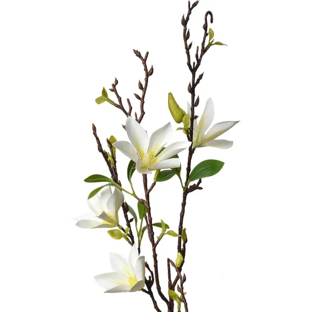 Clayre & Eef Kunstbloem 84 cm Wit Kunststof