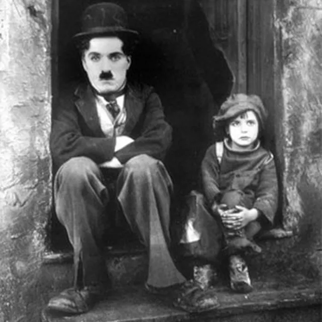 Charlie Chaplin/Posterpoint Charlie Chaplin poster - art print - Retro - filmster - Hollywood - Film - Humor - Komiek - 30 x 40 cm multicolor