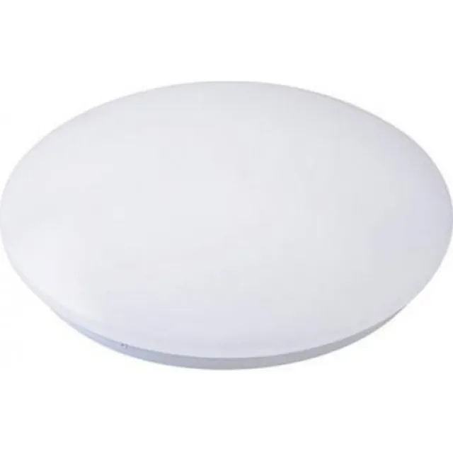 BES LED LED Plafondlamp - Basic - Opbouw Rond 15W - Helder/Koud Wit 6400K - Mat Wit Aluminium - Ø230mm