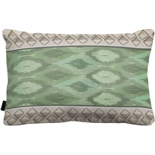 Madison sierkussen 50x30 cm Ikatin green Groen