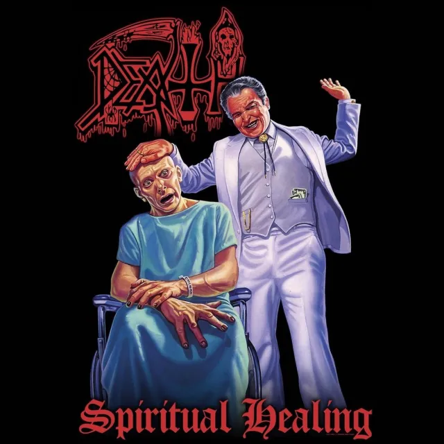 Rock Off Death - Spiritual Healing Textiel Poster - Multicolours