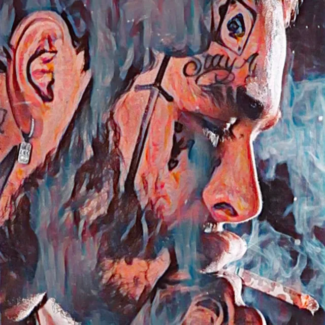 Passionforart.eu Post Malone - Poster - 70 x 100 cm Full colour