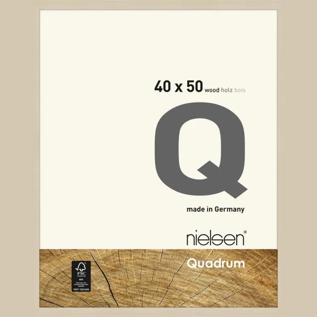 Nielsen Quadrum Houten Wissellijst Maple 40x50cm Ahorn
