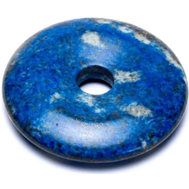Phoenix Import Mani Bhadra Donut lapis lazuli zonder koord — 5.0 cm Blauw