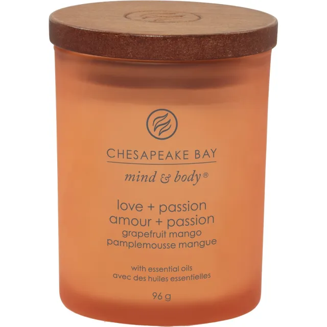 Chesapeake Bay Love & Passion - Grapefruit Mango Mini Candle Oranje