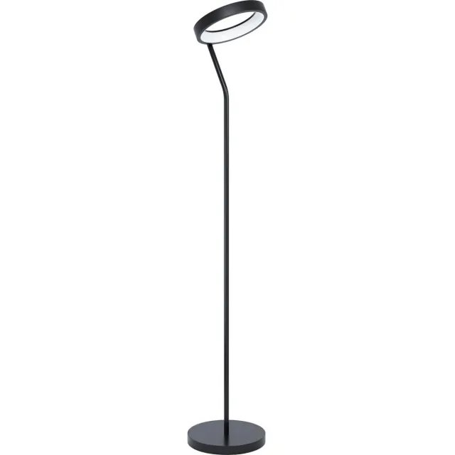 EGLO Marghera-C Vloerlamp - LED - 169 cm - Zwart/Wit - Dimbaar