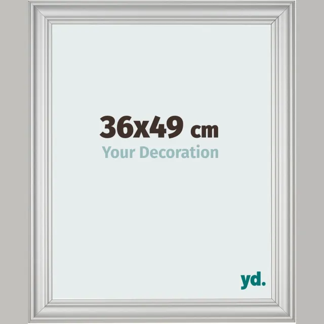 yd. Your Decoration - Fotolijst 36x49 cm - MDF - Zilver Mat - Lazio