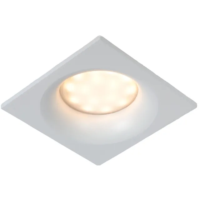 Lucide ZIVA - Inbouwspot Badkamer - 1xGU10 - IP44 - Wit