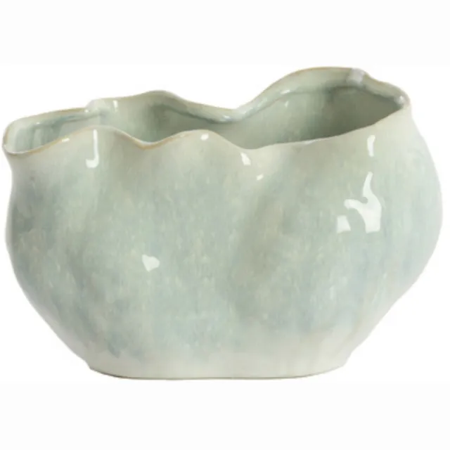 Light & Living Vaas TELMO - Blauw - 26x15x17.5 cm