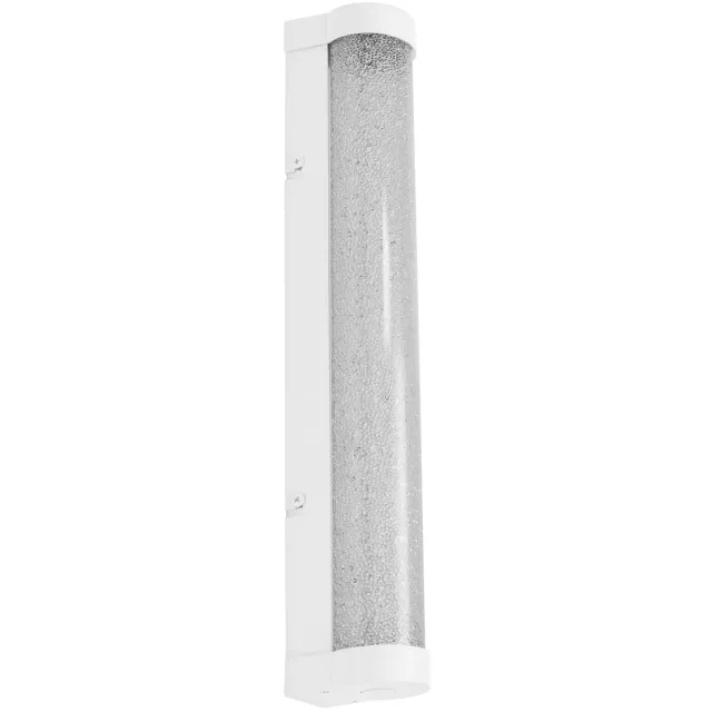Osram ORBIS Buisspiegel-/wandlamp met LED, wit, glas met bubbeleffect, 9W, 900lm, dimbaar, 3000/4000K verstelbaar via wandschakelaar, 40cm diameter, IP44 bescherming tegen vreemde voorwerpen/spatwater
