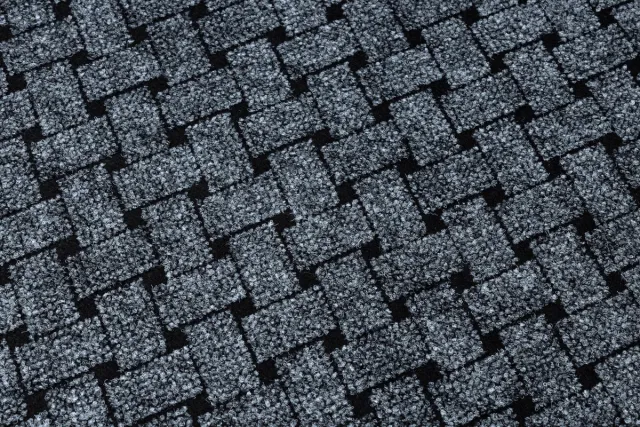 Dywany Łuszczów VECTRA Vloermat 200x130 cm - Antislip, Binnen/Buiten, Grijs