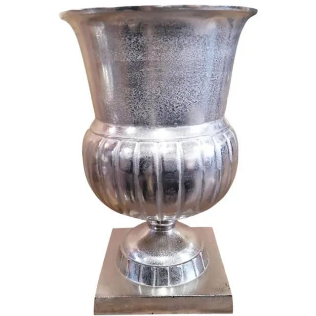 Michael Noll Vaas - Aluminium - zilver - Staande vaas - XL - 46 cm