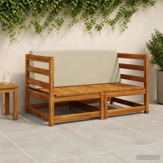vidaXL Rugkussen SOEST 100% Polyester Lichtgroen 120 x 20 x 40 cm