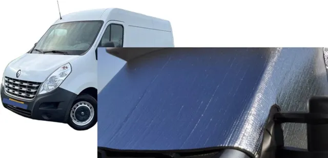 Geschikt voor Fiat Ducato Raamisolatie Buitenzijde Geschikt voor Renault Master/Opel Movano/Nissan Interstar vanaf 04/2010 grijs