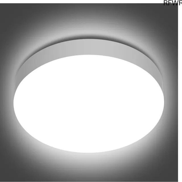RFWR Moderne LED Plafondlamp Ronde 19W Waterdicht IP65 voor Badkamer en Keuken Wit
