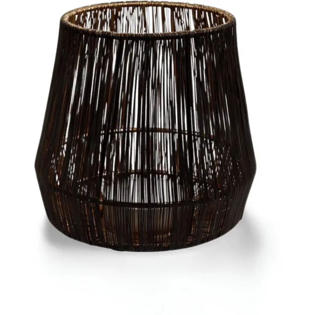 Dulaire Lantaarn/Windlicht Draad Zwart Goud Ø 15 cm