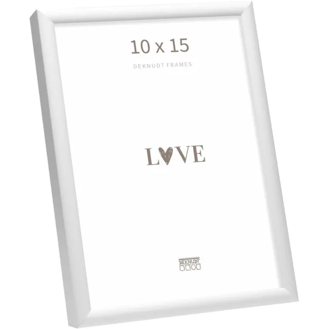 Deknudt Frames fotolijst S027D1 - smal zilverkleurig aluminium - 10x15