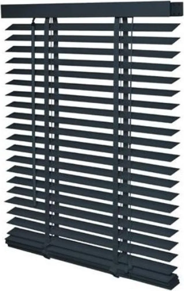 Timlux Houten Jaloezie - 50 mm - Donkergrijs - 130x175cm