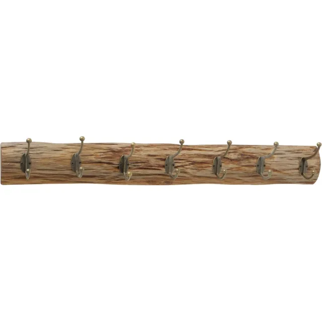 Deco by Boltze Jassen kapstok haken hout/staal 75 cm Creme