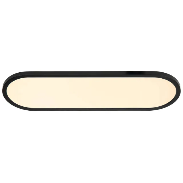 Lucide ELLY - Plafonnière - LED Dimb. - CCT - 1x24W 2700K/4000K - Opaal | Essential Opaal, Zwart