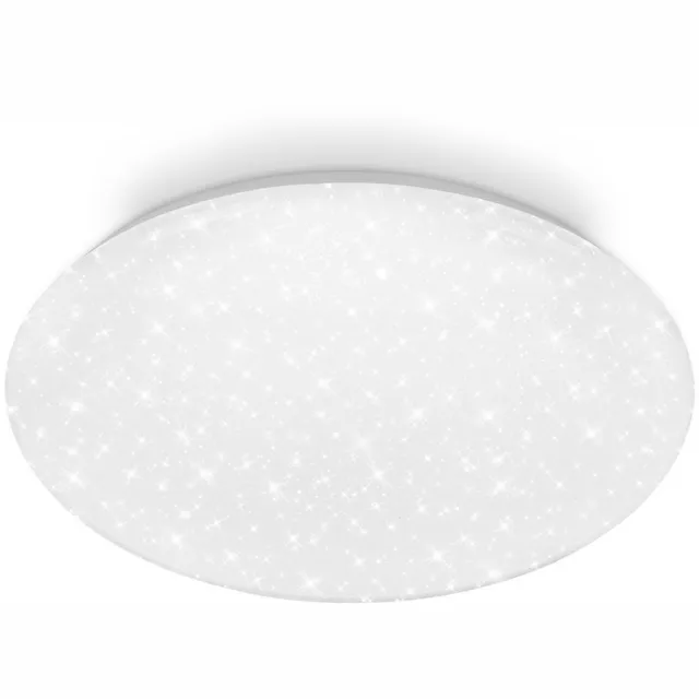 Briloner Lumenia - Dimbaar Plafondlamp - 4000K neutraal wit licht - plafonniere met sterrenhemel - Ø38cm