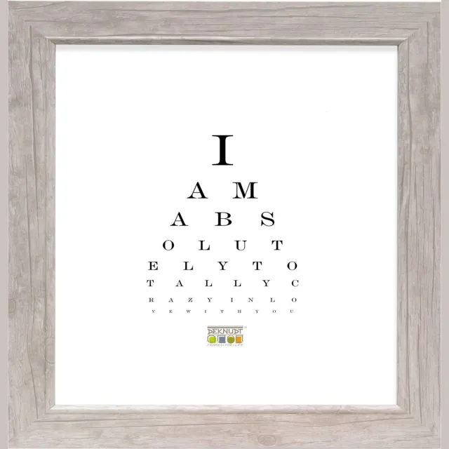 Deknudt Frames fotolijst S48SH1 - naturel houttint - breed - 30x30 cm