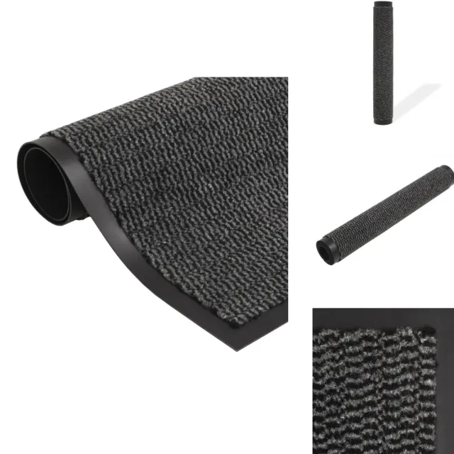 vidaXL Droogloopmat 120x180 cm - Antraciet Droogloopmat - Deurmat - Vloermat - Interieurdecoratie - Anthraciethuis Anthracite