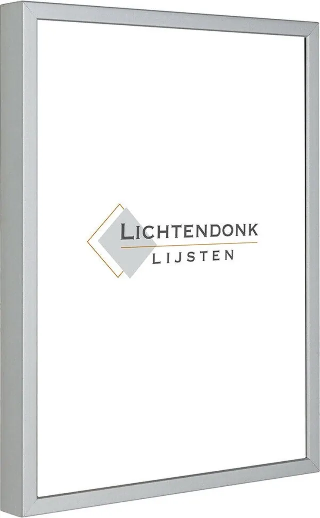 Lichtendonk Aluminium Wissellijst A3 29.7 x 42 Mat Zilver - UV Werend Ontspiegeld Acrylite - Museum kwaliteit