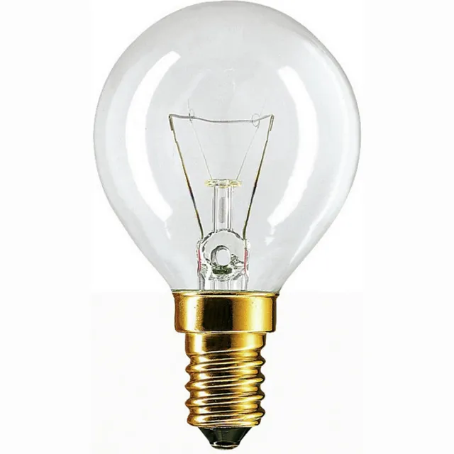 Scanpart ovenlamp E14 - 40W - Ovenlampje bol P45 - 300 graden - 1 stuk transparant