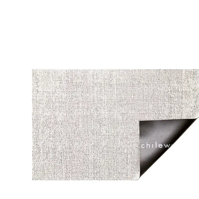 CHILEWICH Solid-Snow-Deurmat-46x71-cm sneeuw/witgrijs