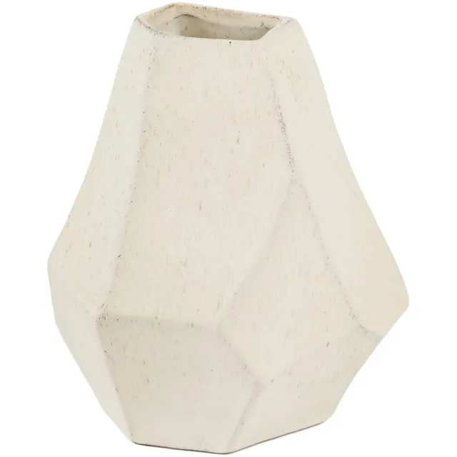 Light & Living keramieken vaas 21x16,5x23 cm - crème