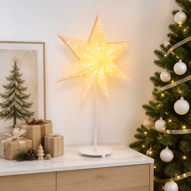 vidaXL Kerstverlichting RAAHE Warmwit 55 x 15 x 70 cm