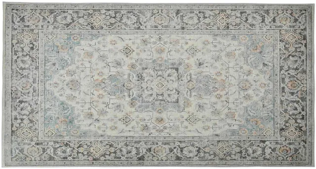 vidaXL Tapijt - ORIZ - Crèmekleurig - 80 - x - 150 - cm - 100% - Polyester