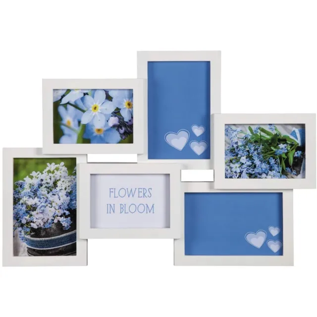 Unyqoos Witte kunststof fotolijst set voor diverse formaten en stijlen