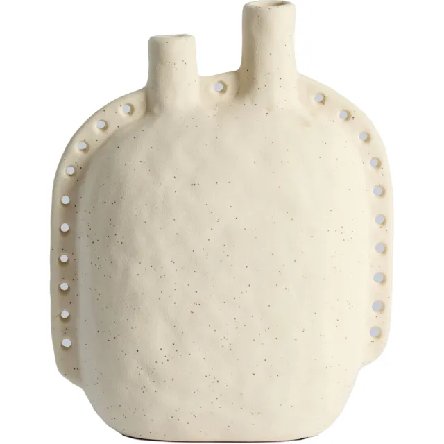 Light & Living Vaas Varazza (22,5x10x28,5 cm) mat beige