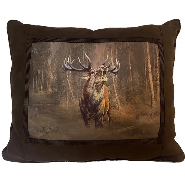 Nature Galerie Kussen wild suede look burlend hert