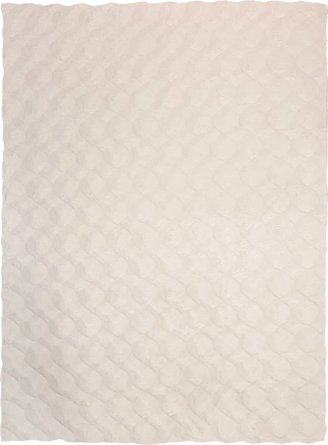 Meghan Lalee Vloerkleed Diamond Cut 800 crème – 200 x 290 cm – 100% polyester, machinegeweven