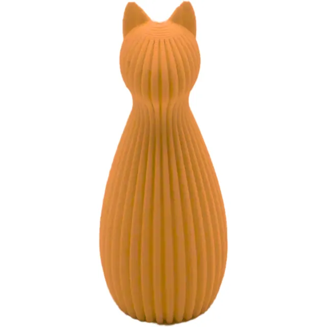 Lovora Japandi Kat - Decoratiebeeld - Sunset Oranje - 5CM